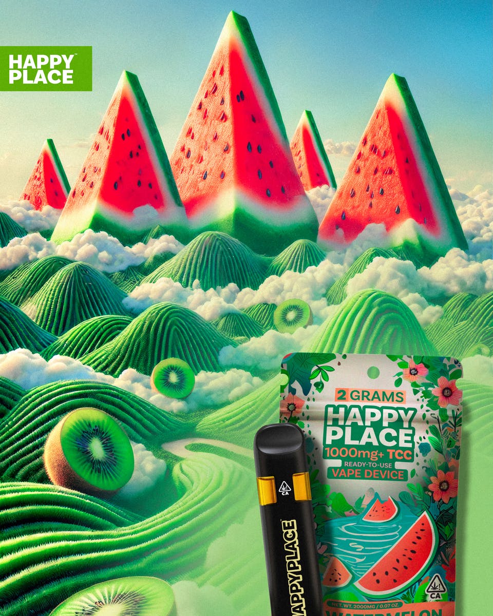 Happy Place - Kiwi Watermelon - 2 Gram - ALL-IN-ONE - 1