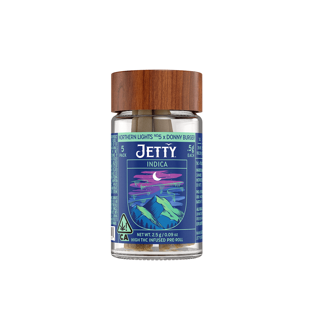 Jetty Extracts - Northern Lights #5 x Triangle GMO | Infused Minis | 0.5g each | 5pk - 1