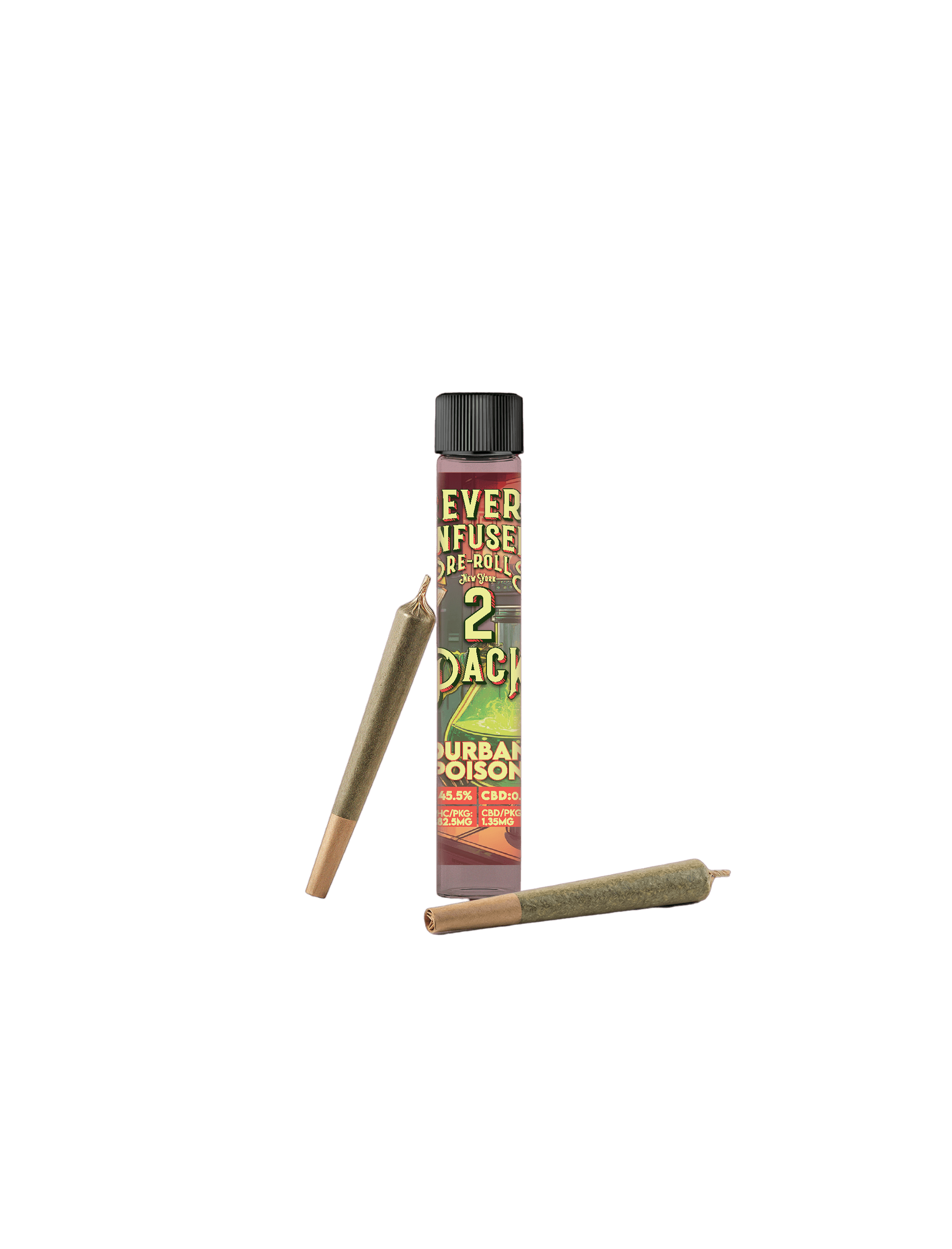 Revert - Durban Poison | Infused Joints | 0.75g each | 2pk - 1