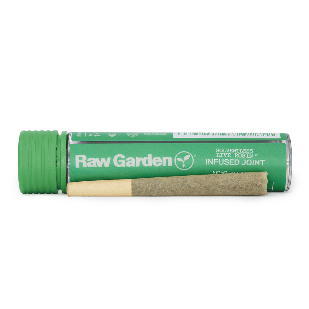 Raw Garden - Hashburger Raw Garden Rosin Infused Joint (1g) - 1