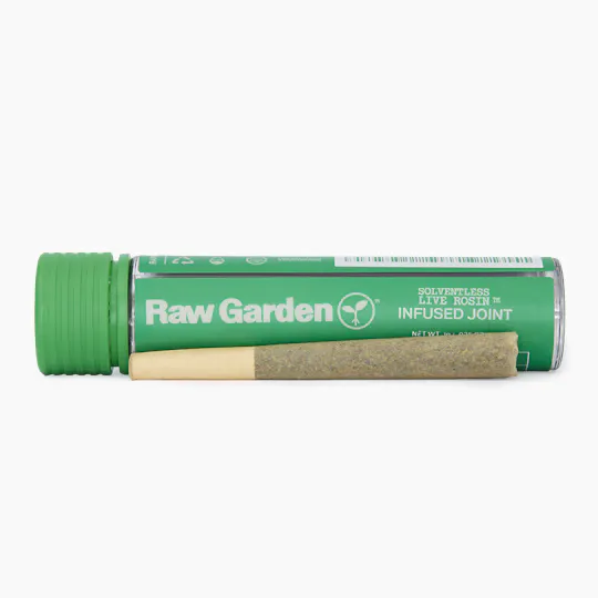 Raw Garden - Hashburger Raw Garden Rosin Infused Joint (1g) - 1