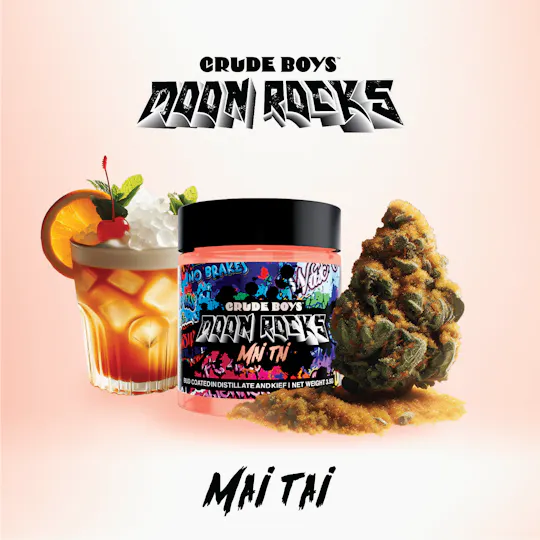 Crude Boys Concentrates - Moon Rocks | Mai Tai | Infused Flower | 3.5g - 1