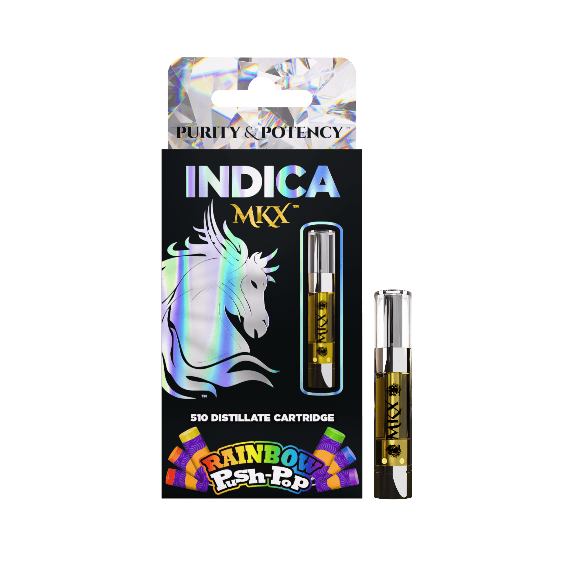 MKX Oil Co - Rainbow Push Pop | Cartridge | 1g - 1