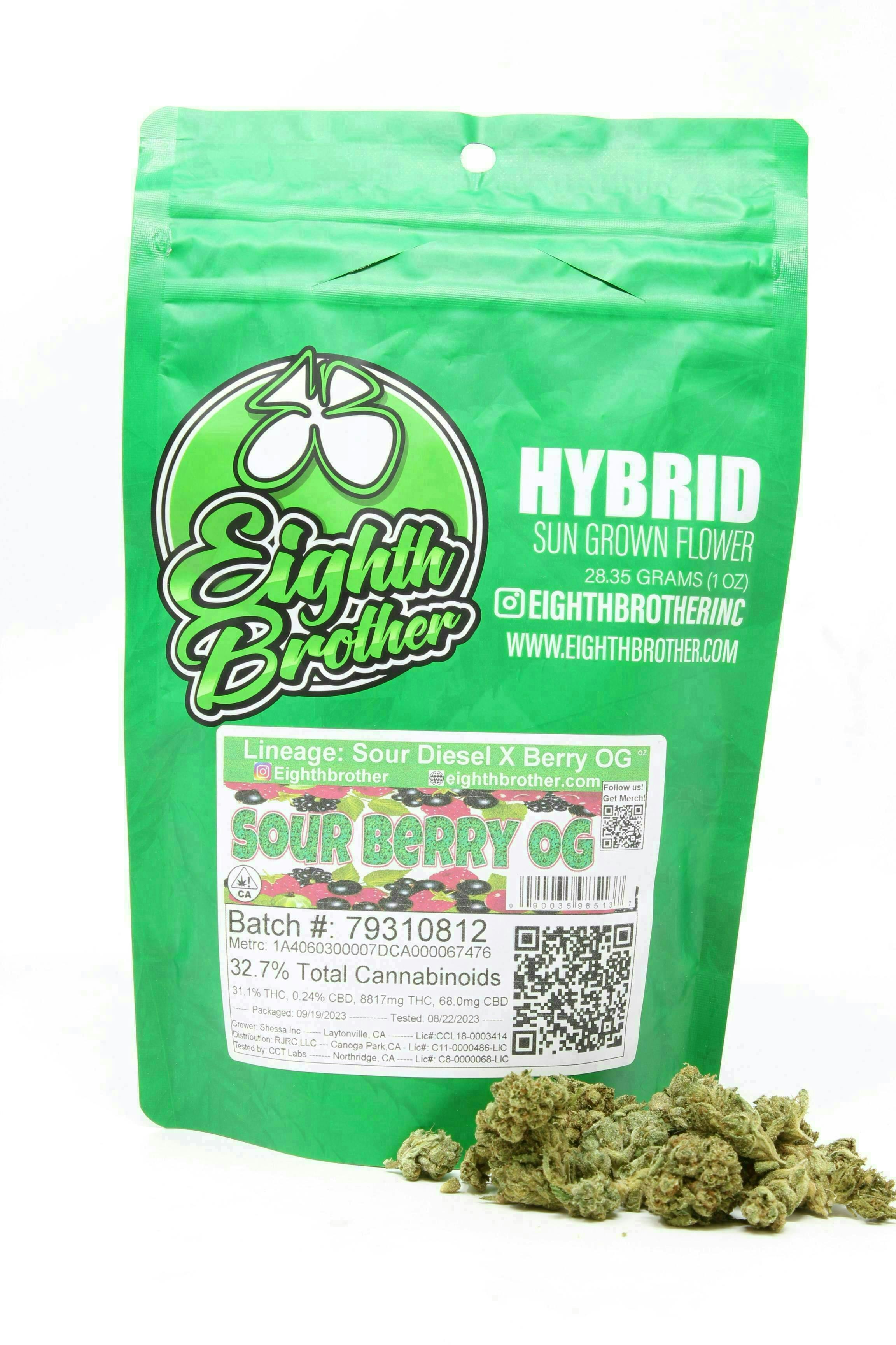 Eighth Brother - Eighth Brother | Sour Berry OG | Flower | 28g - 1
