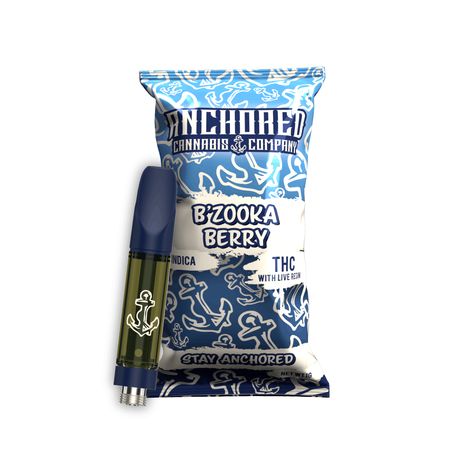 Anchored - Anchored | Bzooka Berry Cartridge | 1g - 1