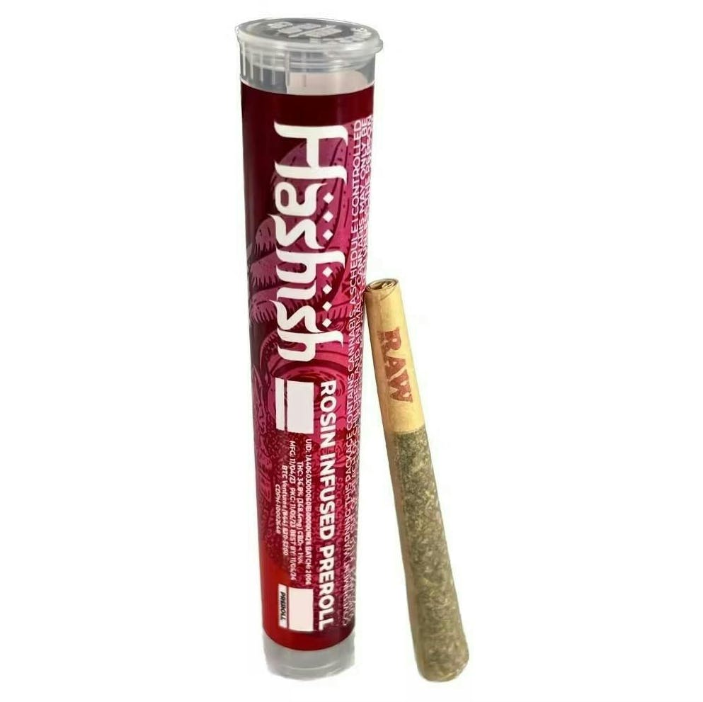 Hashish - Fruit HoopZ | Live Rosin Infused Joint | 1g - 1