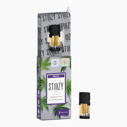 STIIIZY - Vape Cartridge - PURPLE PUNCH 1G Original THC Pod - STIIIZY - 1