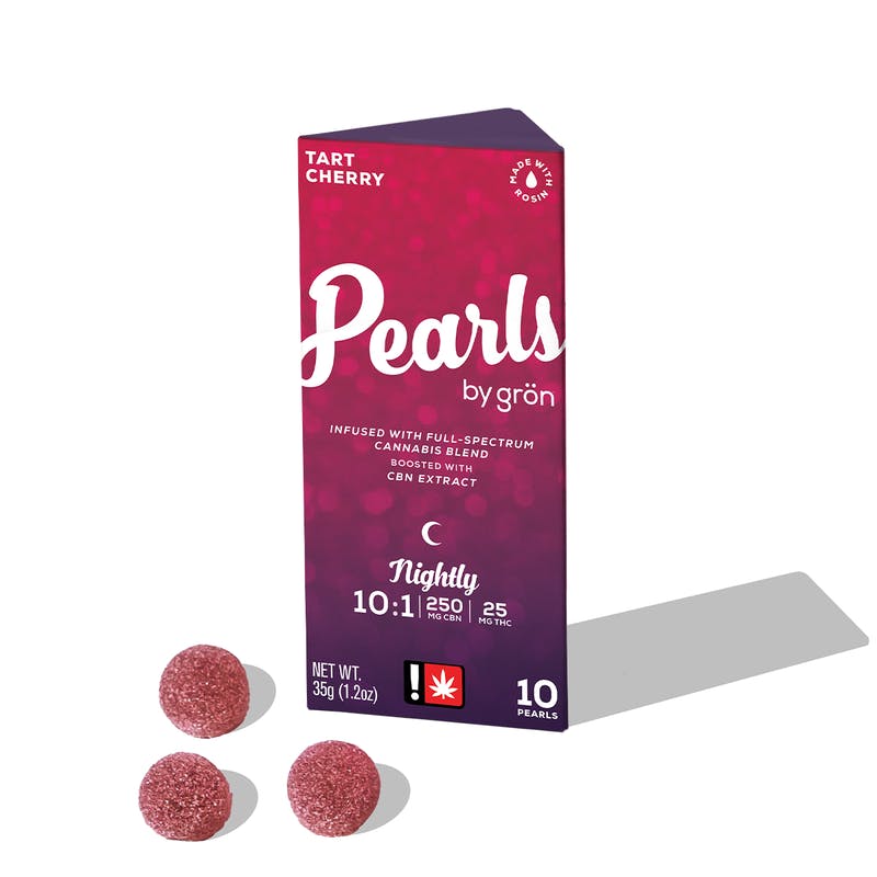 Grön Edibles - 10:1 Tart Cherry Pearls - Indica - OR - 1