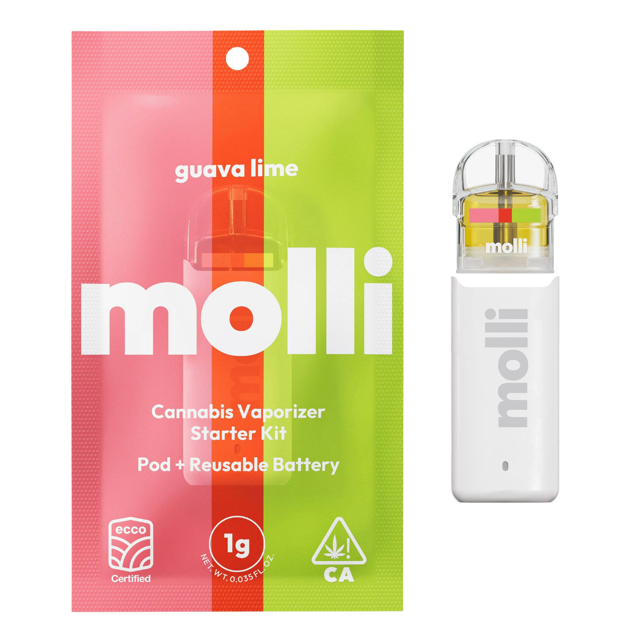 Molli - Guava Lime | Pod Starter Kit | 1g - 1