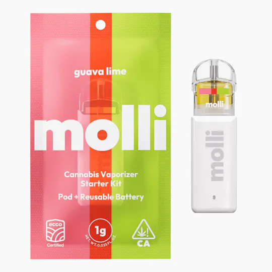 Molli - Guava Lime | Pod Starter Kit | 1g - 1