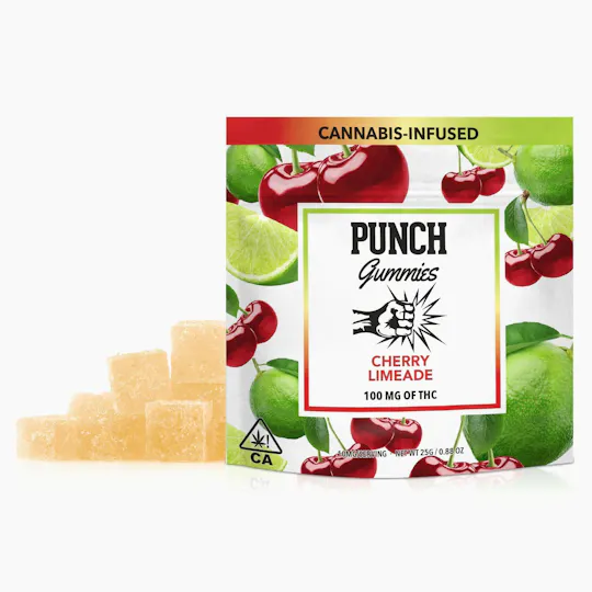 Punch Edibles & Extracts - Punch | Cherry Limeade | Hybrid | Gummies | 100mg - 1