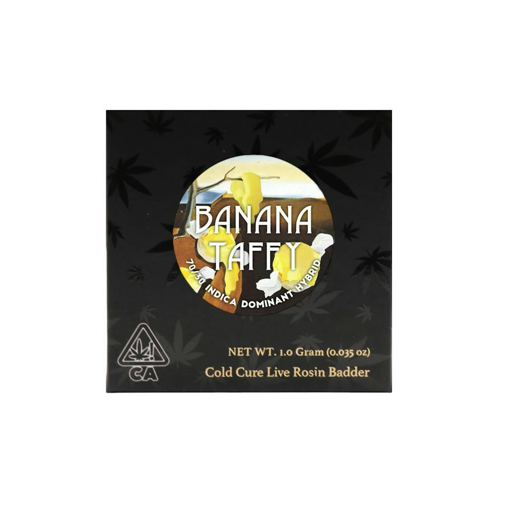 Team Elite Genetics - Banana Taffy | Tier 2 Live Rosin Badder | 1g - 1