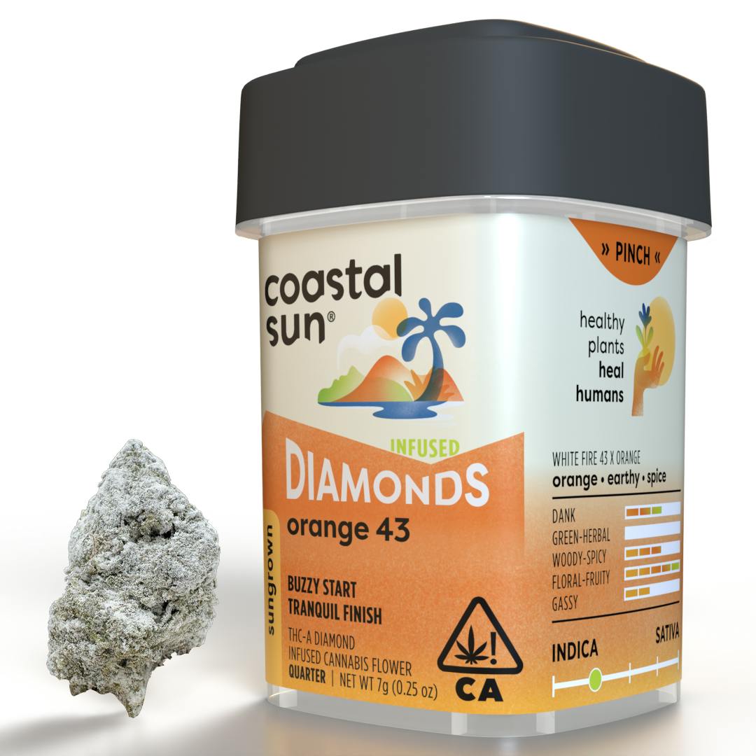 Coastal Sun - Coastal Sun | Orange 43 | Infused Sungrown Flower | 7g - 1