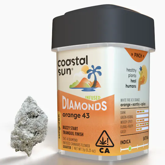 Coastal Sun - Coastal Sun | Orange 43 | Infused Sungrown Flower | 7g - 1