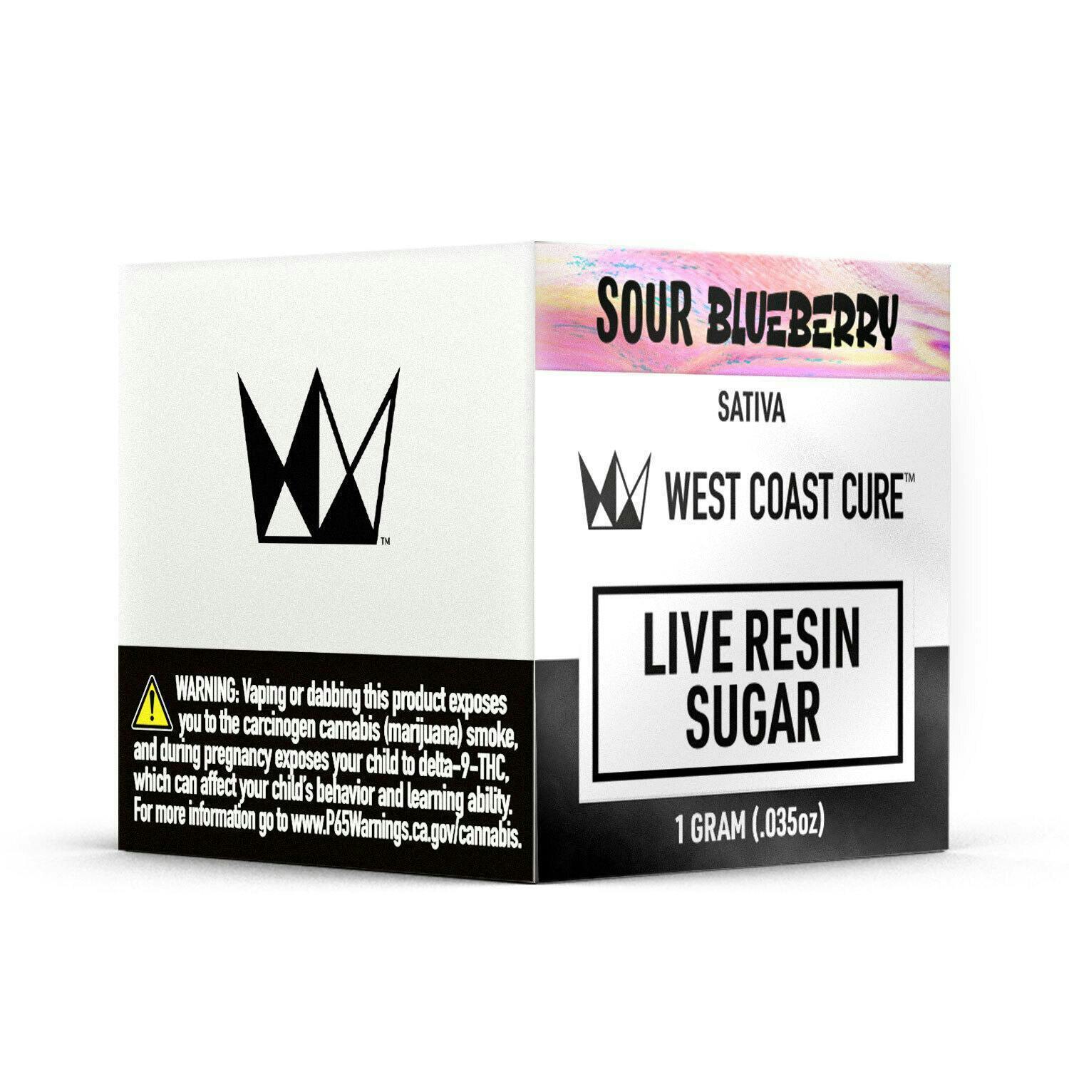 West Coast Cure - Sour Blueberry Live Resin Sugar - 1