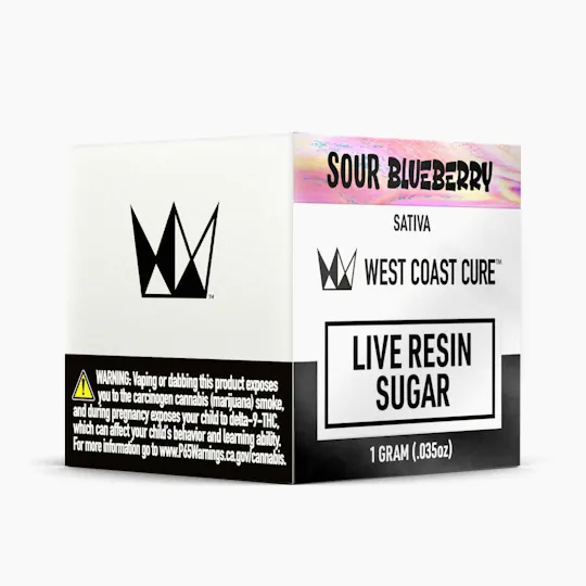 West Coast Cure - Sour Blueberry Live Resin Sugar - 1