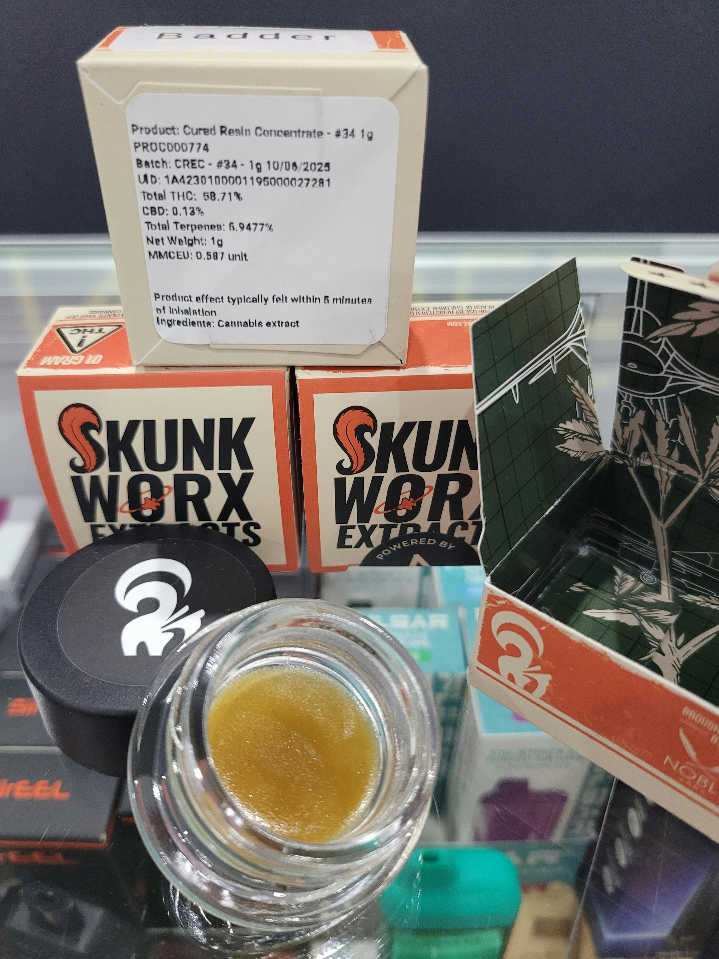 Noble Labs - Noble Labs - Skunk Worx Cured Resin 1g | Pastries #34 - 1