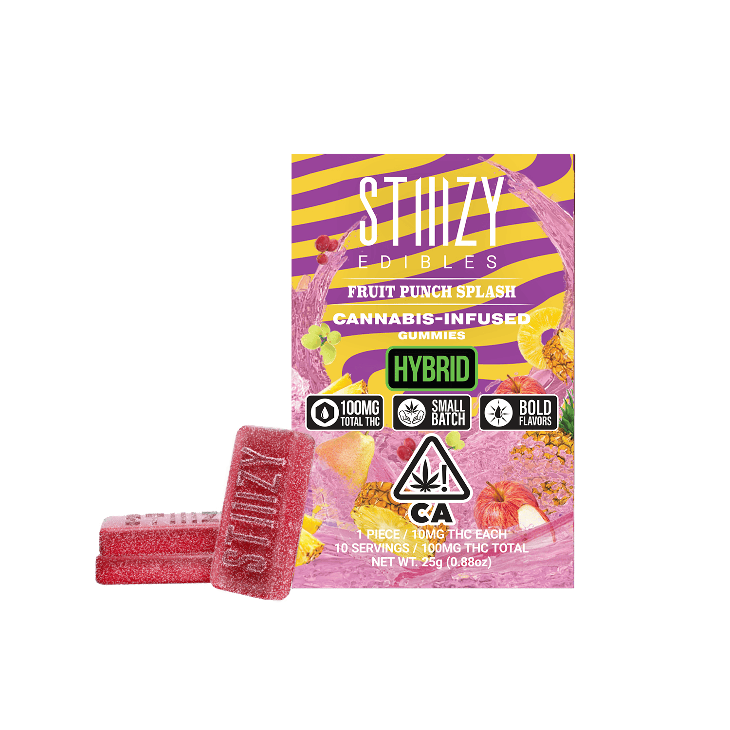 STIIIZY - - FRUIT PUNCH SPLASH - Gummies 100mg THC Edibles - 1
