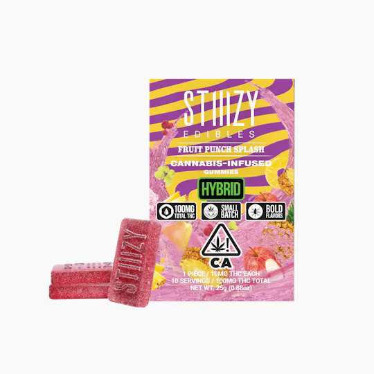 STIIIZY - - FRUIT PUNCH SPLASH - Gummies 100mg THC Edibles - 1