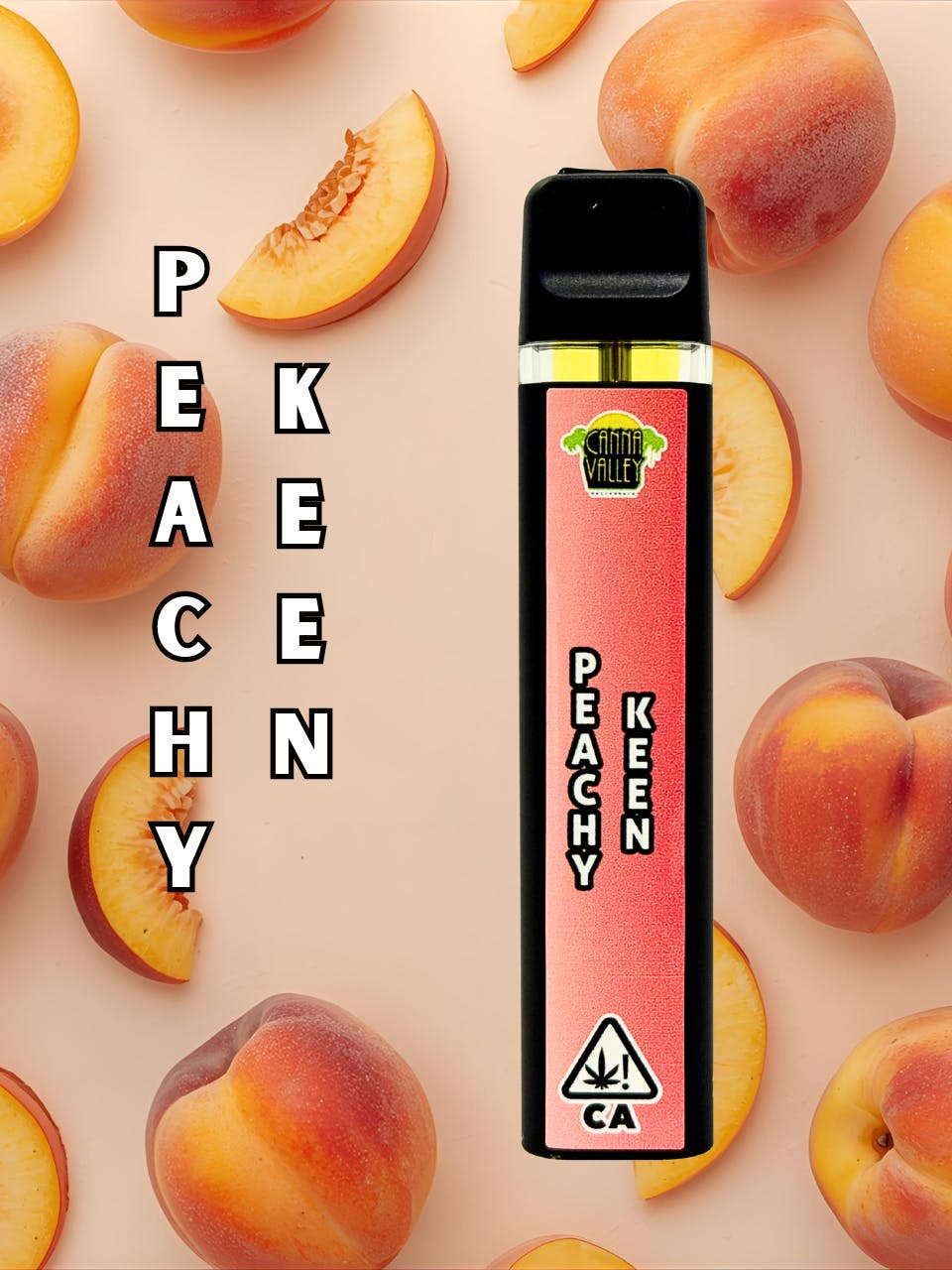 Canna Valley - Canna Valley - Peachy Keen - 1g AIO Vape - Sativa - 1