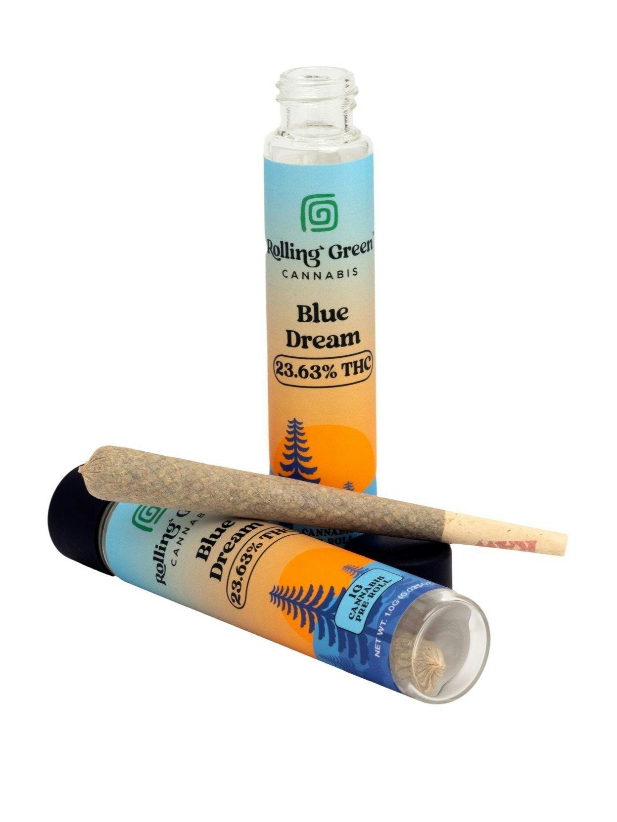 Rolling Green Cannabis - Blue Dream | Pre Roll | 1g - 1