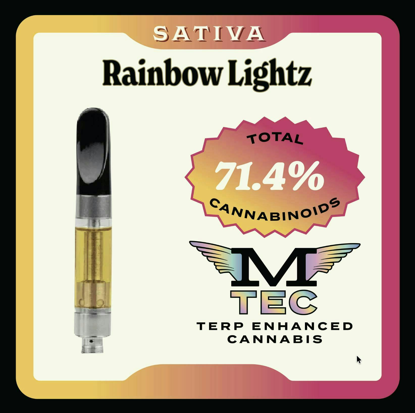 Mule Extracts - Rainbow Lightz | M-TEC Cartridge | 1g - 1