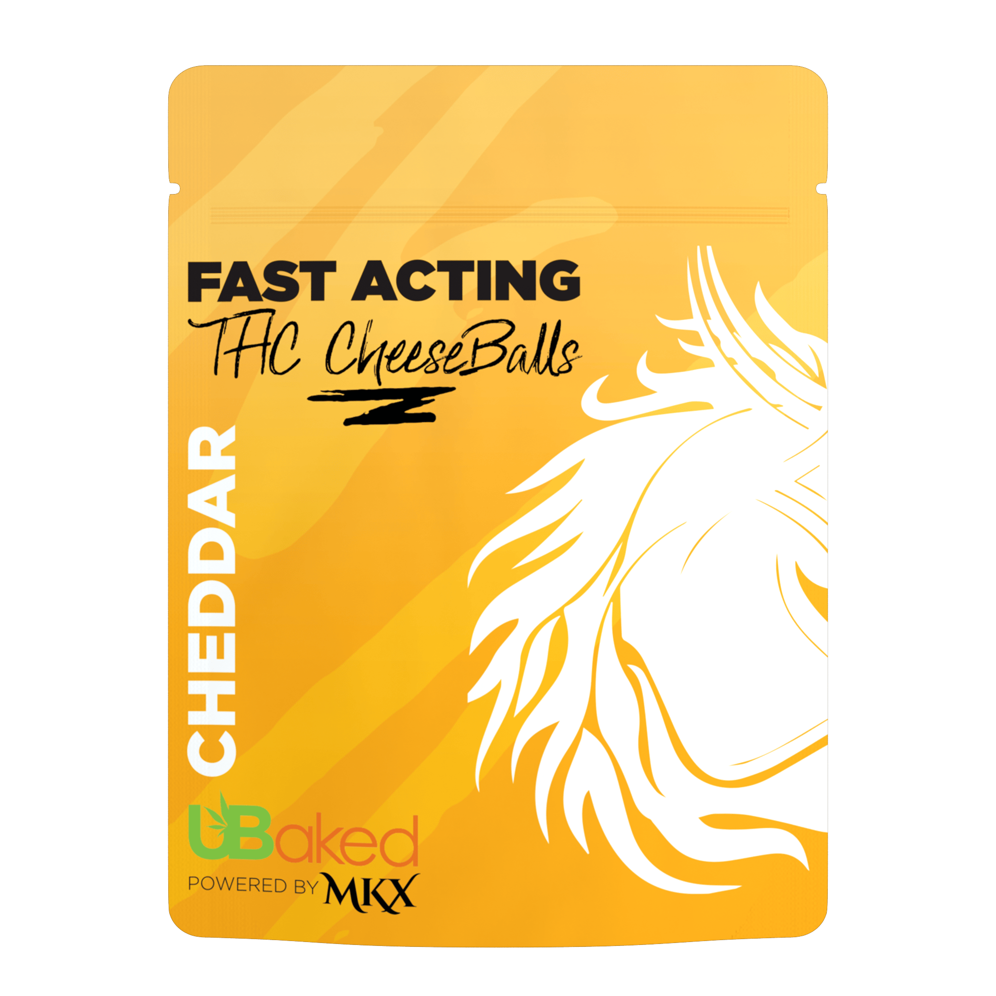 MKX Oil Co - MKX x UBaked | Cheddar Cheese Ball Edibles | 100mg | 10ct | 10mg/ea - 1