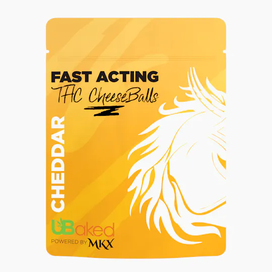 MKX Oil Co - MKX x UBaked | Cheddar Cheese Ball Edibles | 100mg | 10ct | 10mg/ea - 1