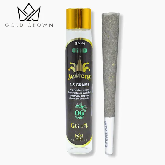 Gold Crown - GG4 | Jesters Infused Joint | 1.5g - 1