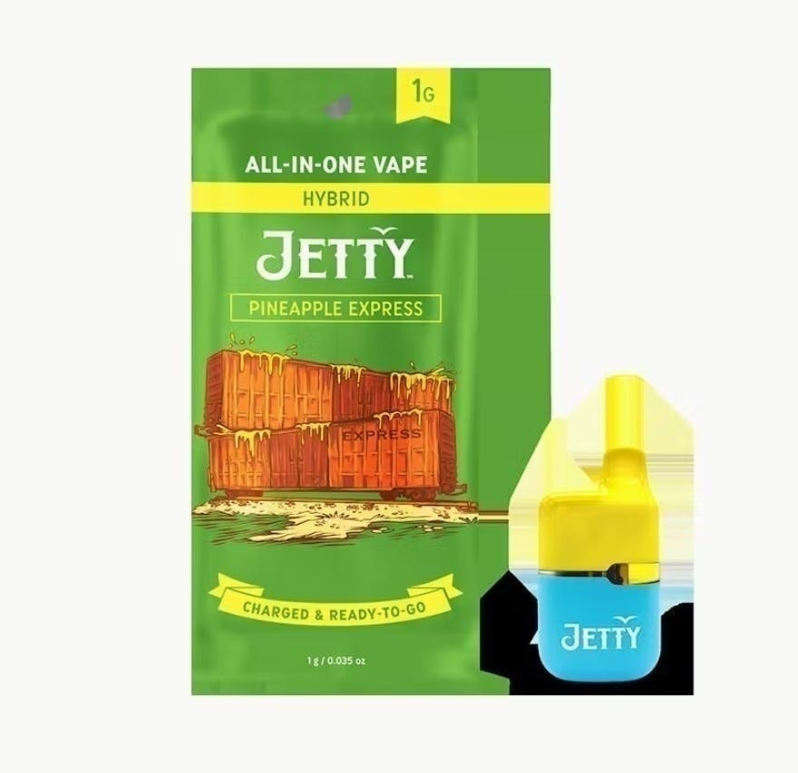 Jetty Extracts - Mini Tank | Pineapple Express | Live Rosin Disposable | 1g - 1