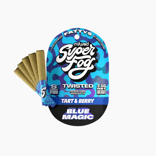 Super Fog by MFused - Blue Magic | TWISTED Fatty's Infused Minis | 0.5g each | 5pk - 1
