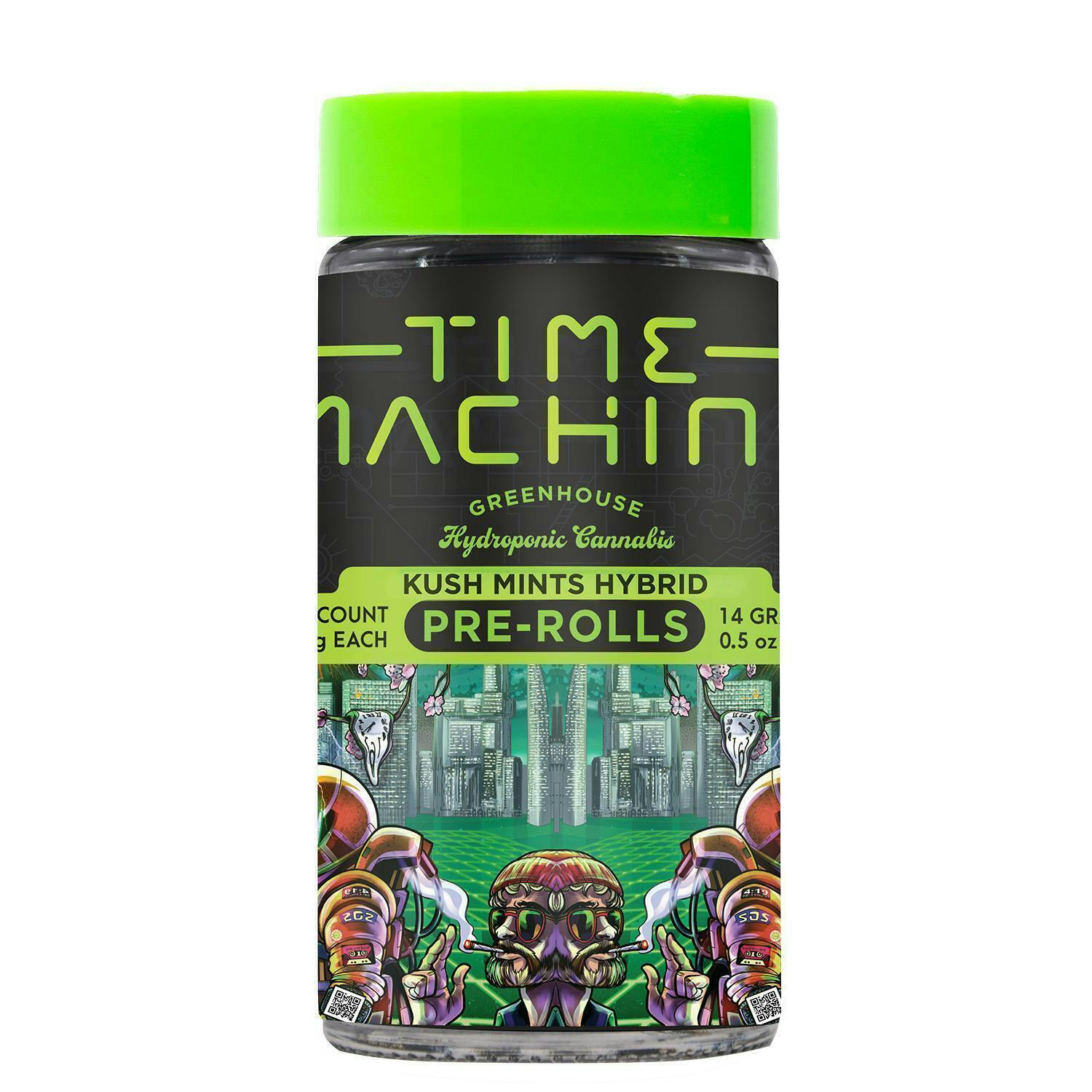 Time Machine - Kush Mints | Pre-Rolls | 0.5g each | 28pk - 1