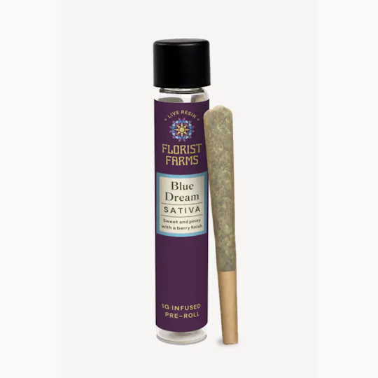 Florist Farms - Florist Farms | Blue Dream | Live Resin Infused Joints | 1g - 1