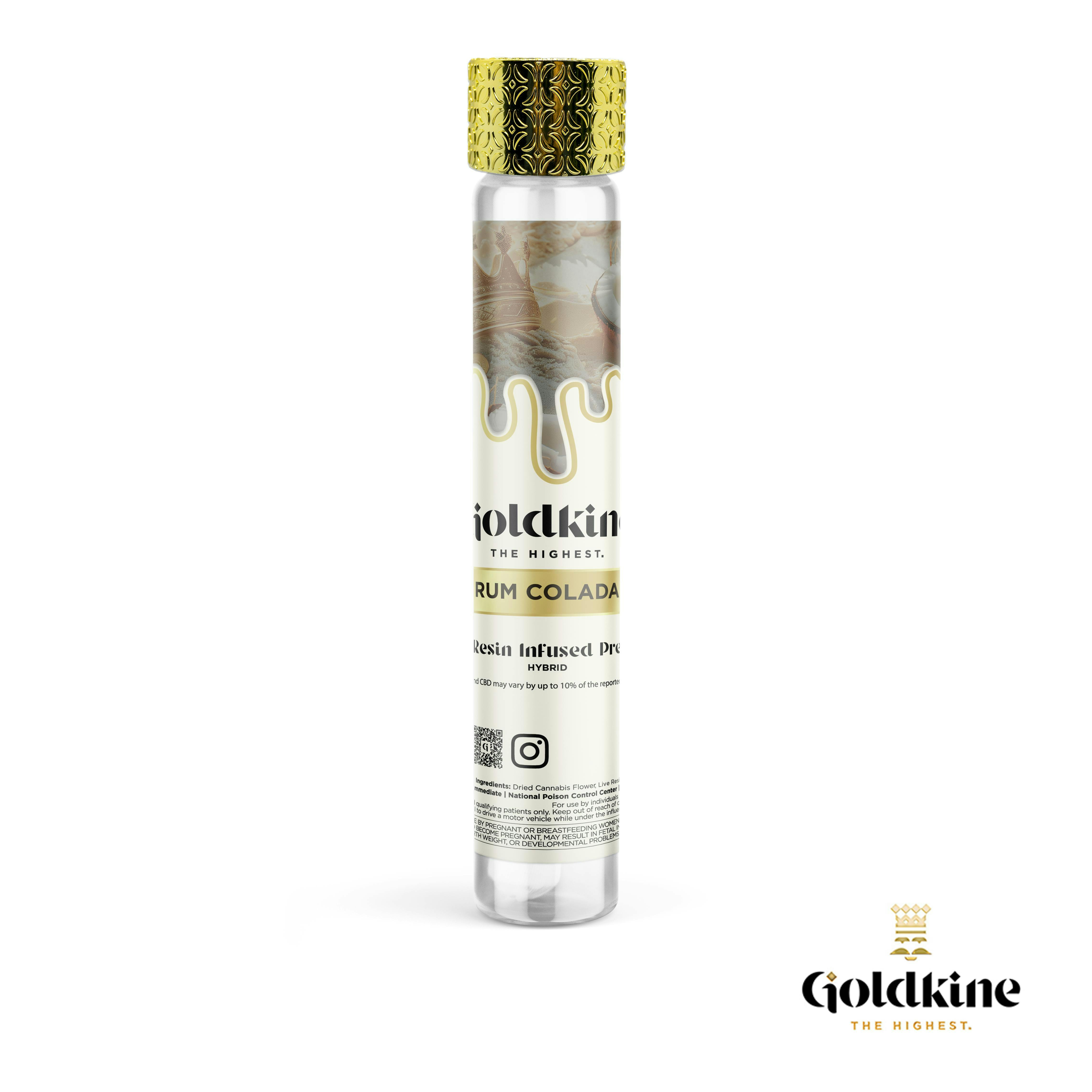 Goldkine - Goldkine Lux Infused Pre Roll 1G | Rum Colada - 1