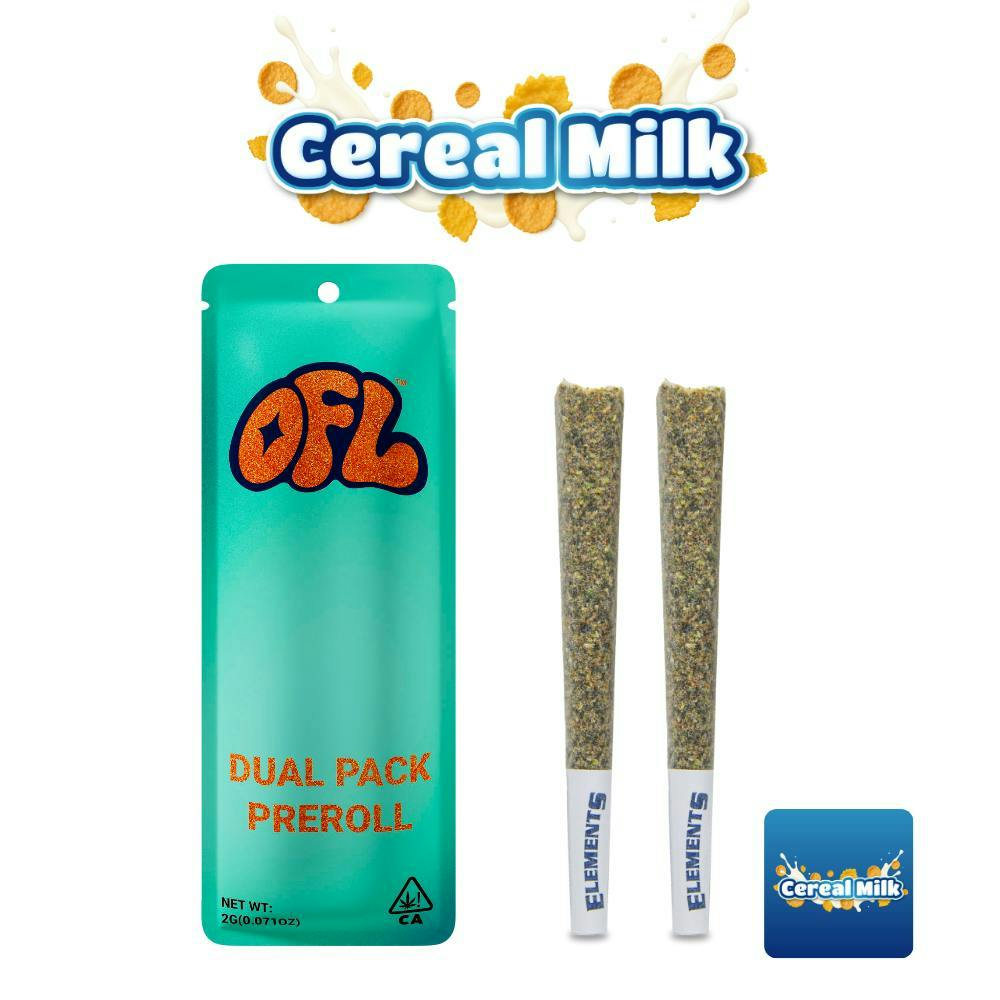 Oakfruitland (OFL) - Cereal Milk | Joints | 1g each | 2pk - 1