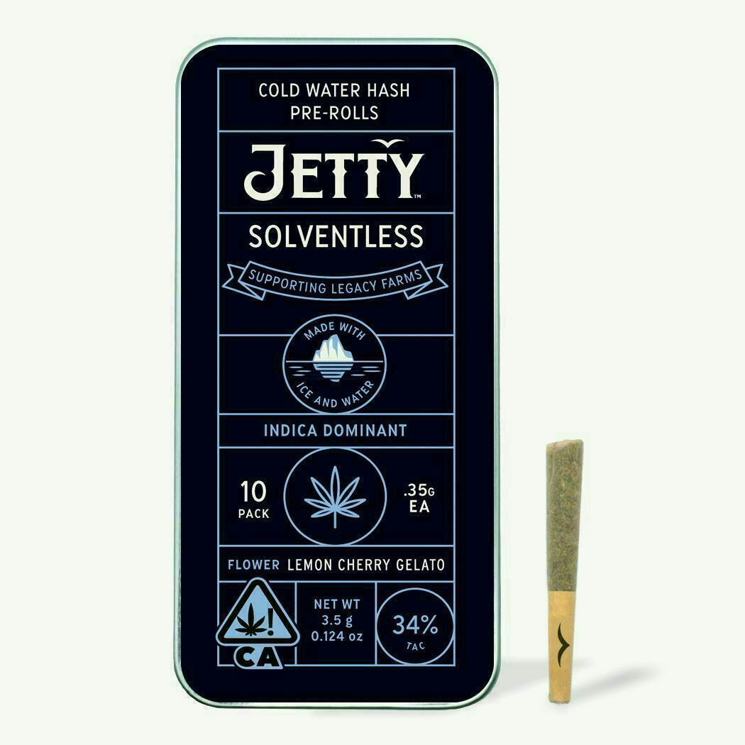 Jetty Extracts - Lemon Cherry Gelato | Live Rosin Infused Minis | 0.35g each | 10pk - 1