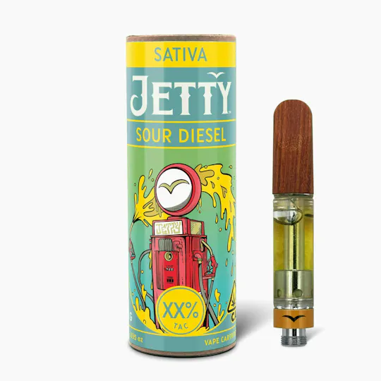 Jetty Extracts - Sour Diesel | Distillate Cartridge | 1g - 1