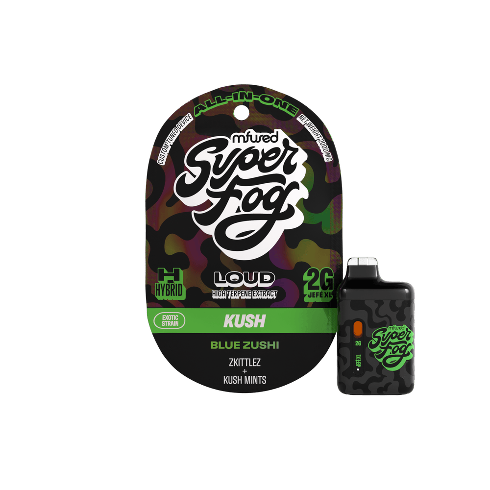 Super Fog by MFused - Blue Zushi | LOUD High Terpene Extract Jefé Plus Disposable | 2g - 1