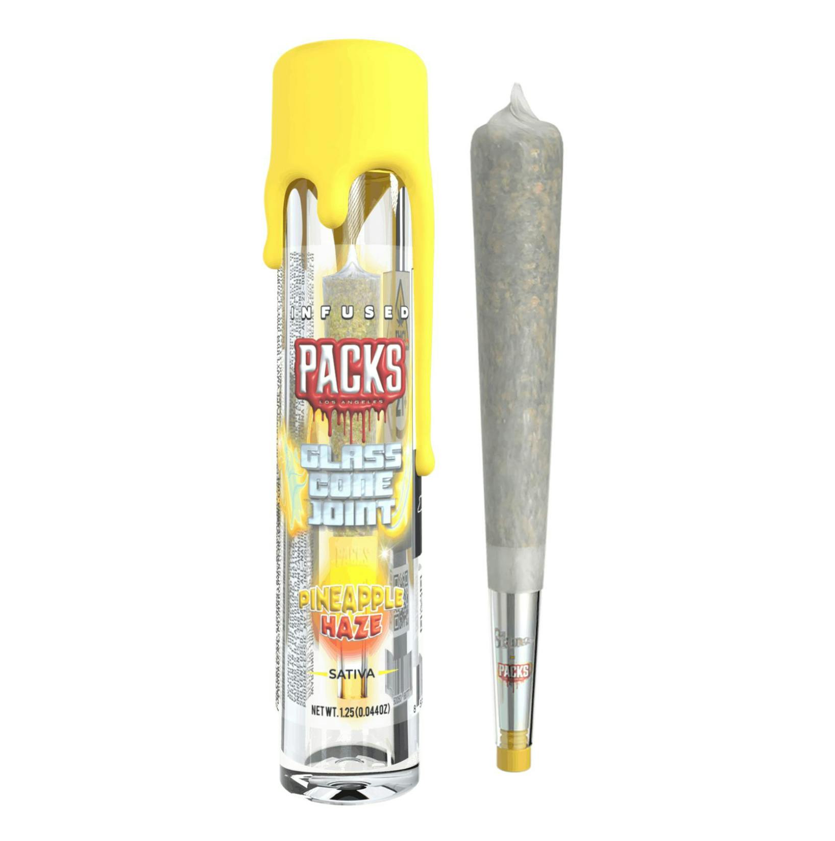 PACKS LOS ANGELES - Pineapple Haze | Live Rosin Infused Joint | 1.25g - 1