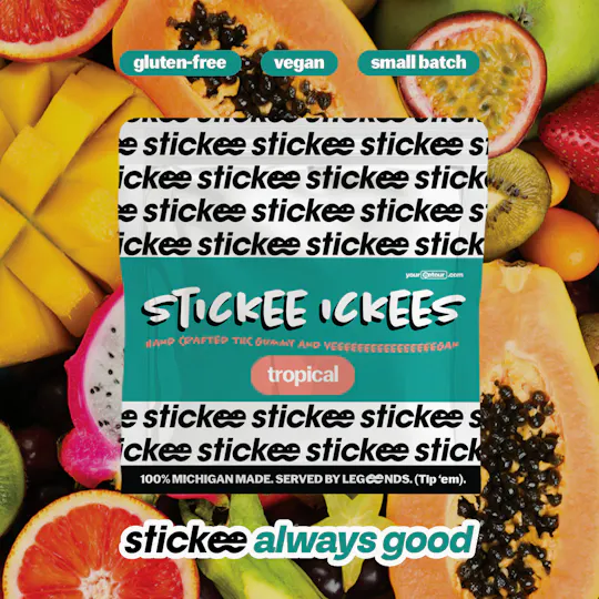 Stickee - STICKEE ICKEES | Tropical Gummies | 200mg | 5ct | 40MG/ea - 1