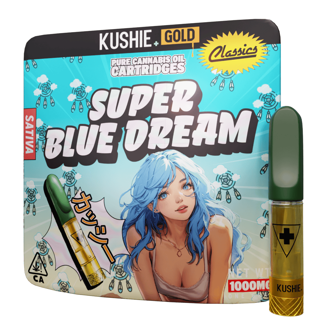 Kushie Brand - Super Blue Dream | Gold Cartridge | 1g - 1