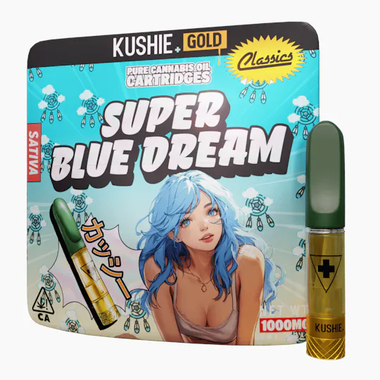 Kushie Brand - Super Blue Dream | Gold Cartridge | 1g - 1