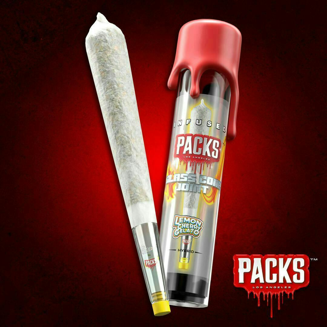 PACKS LOS ANGELES - Lemon Cherry Gelato | Live Rosin Infused Joint | 1.25g - 1