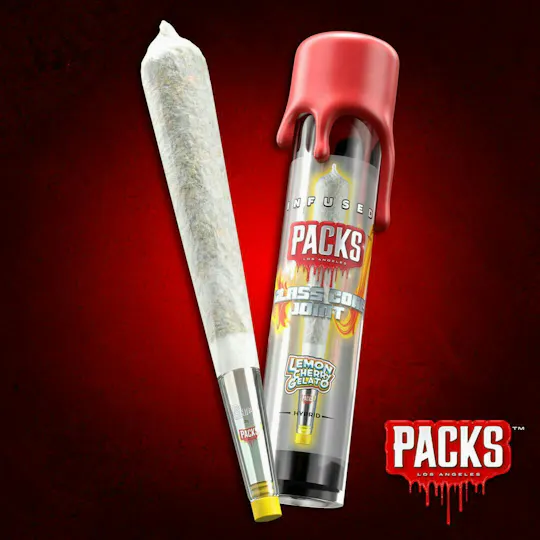 PACKS LOS ANGELES - Lemon Cherry Gelato | Live Rosin Infused Joint | 1.25g - 1
