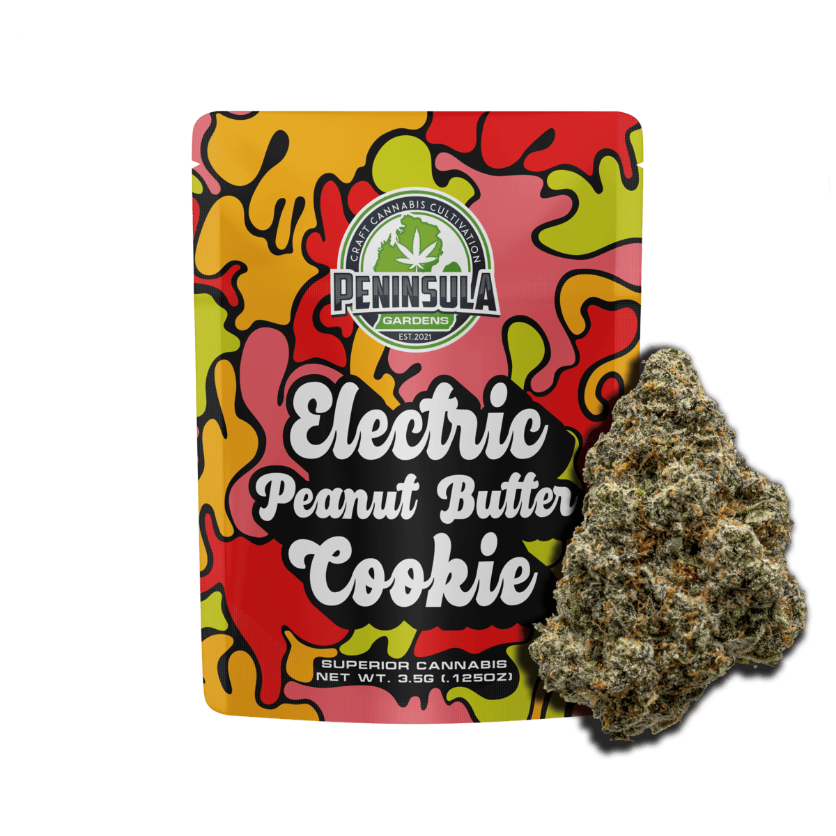 Peninsula Gardens - Peninsula Gardens | Electric Peanut Butter Cookie | Big Buds | 3.5g - 1