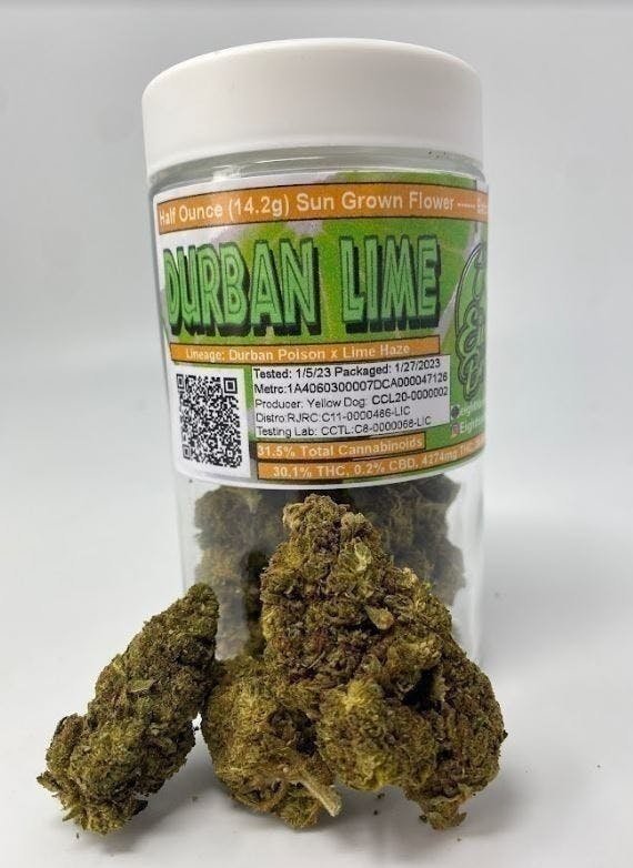Eighth Brother - Eighth Brother | Durban Lime | Flower Jar | 14g - 1
