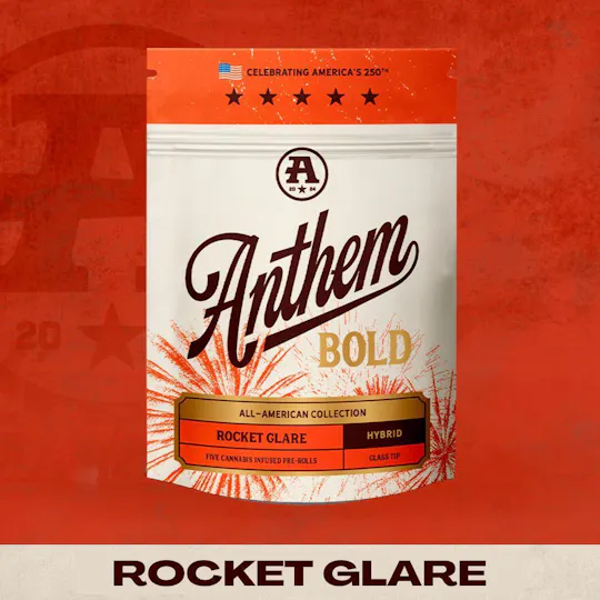 Anthem - Bold Glass Tip Infused Rocket Glare Pre-Roll pack 2.5g (0.5g ea | 5 pack) - 1