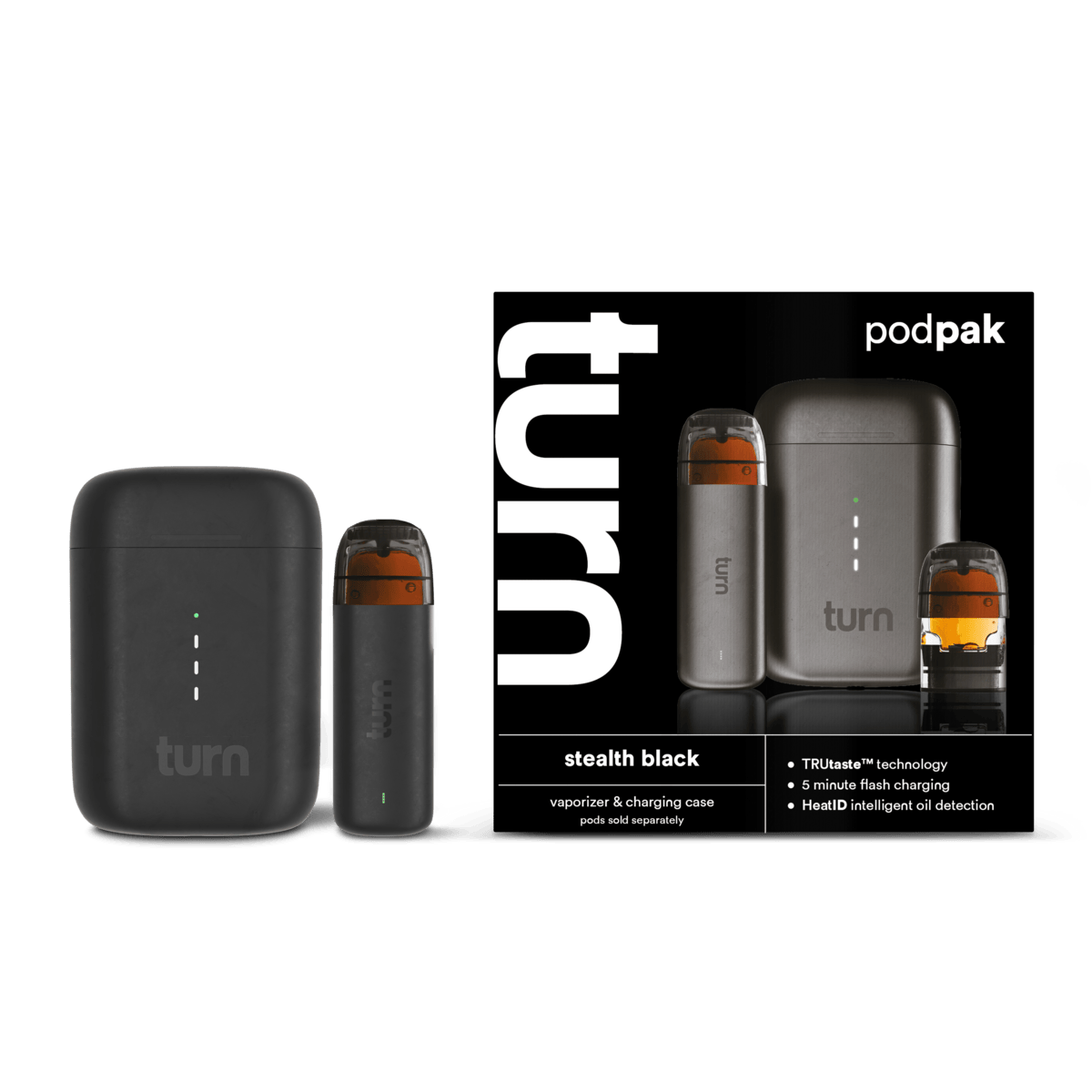 turn - Black Podpak | Battery - 1