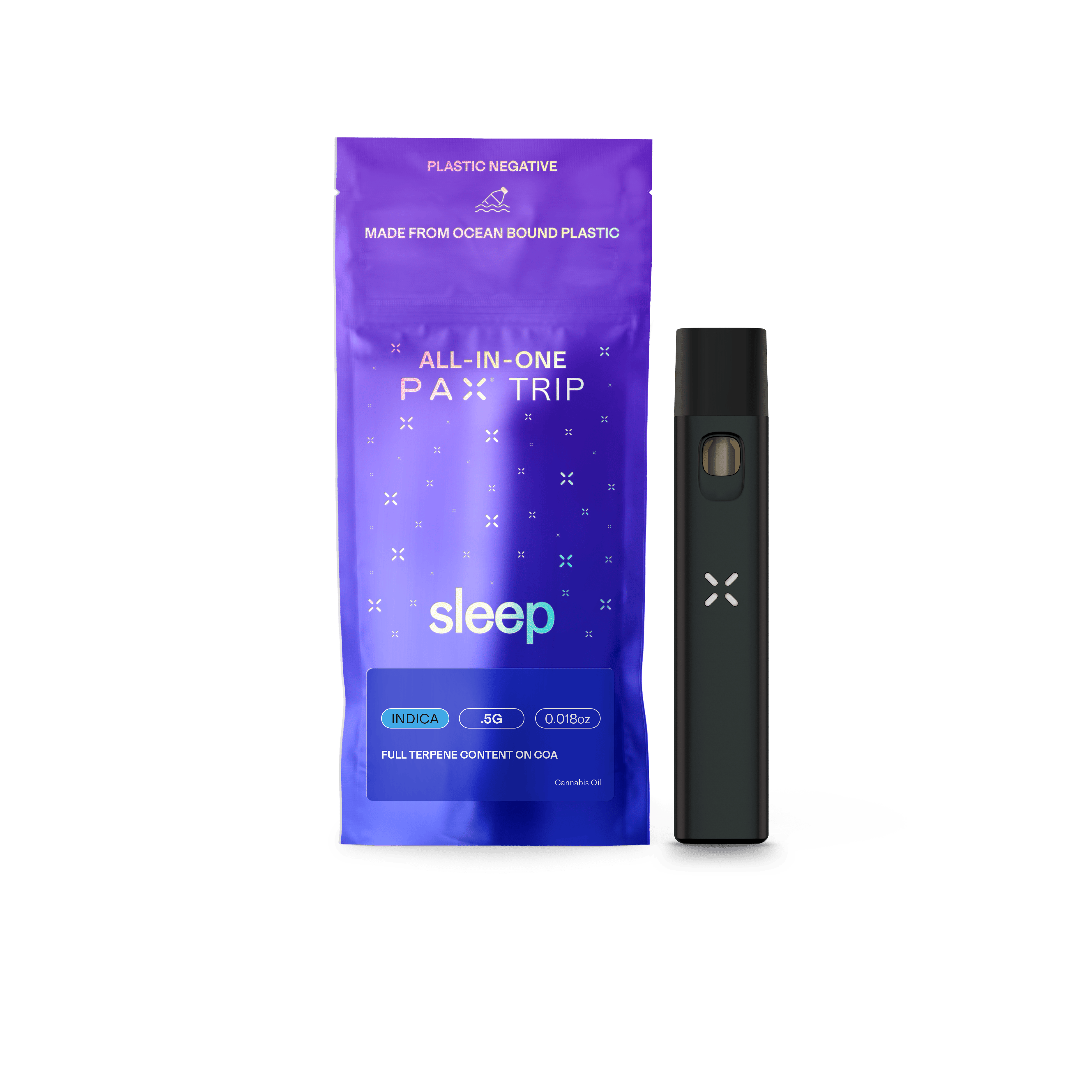 PAX - Sleep 1:1 CBD/THC | Disposable | 0.5g - 1