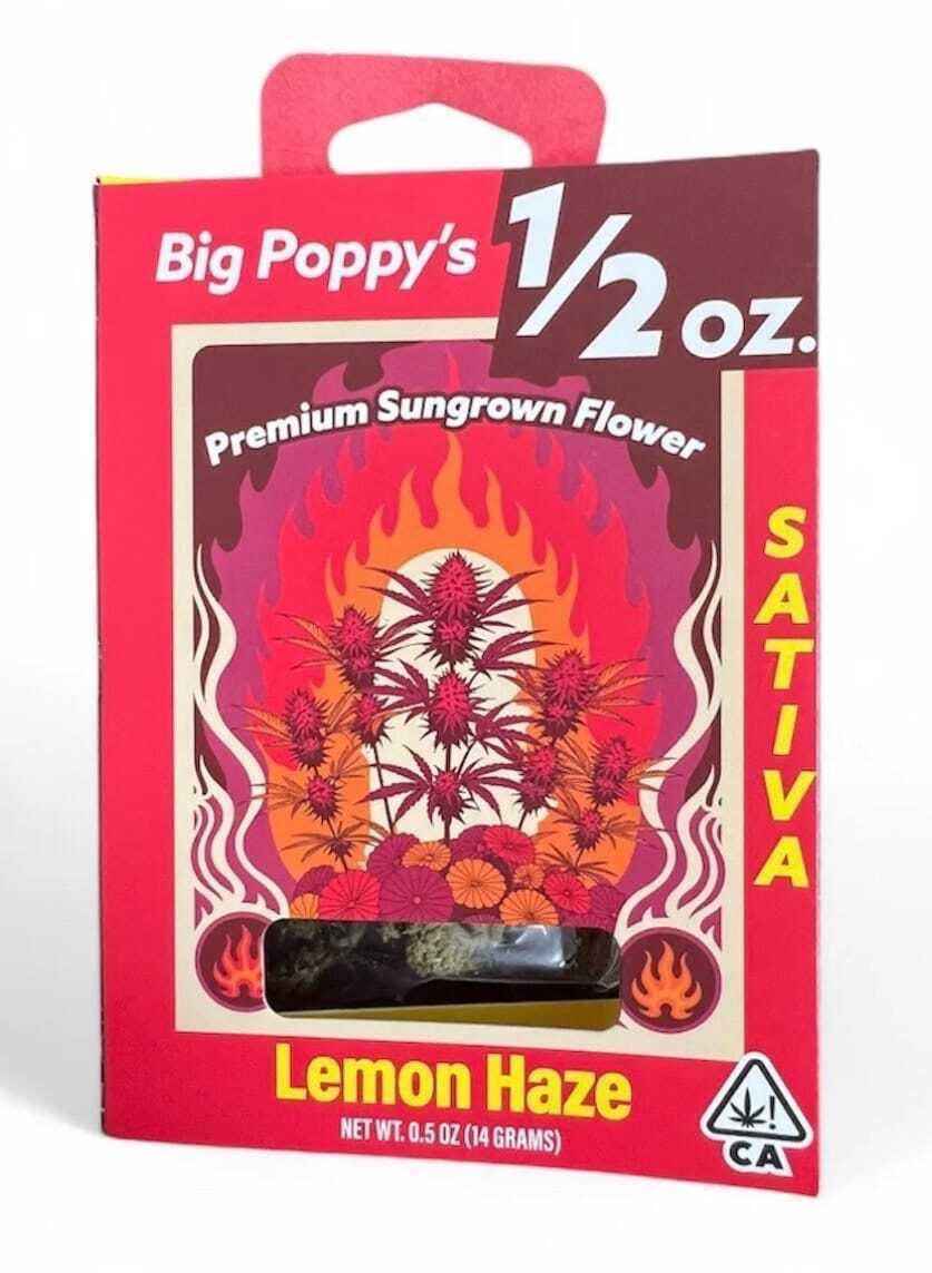 Poppy’s - Poppy's | Big Poppy's | Lemon Haze | Big Buds | 14g - 1